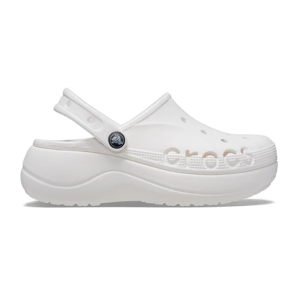 Crocs 208186 Baya Platform Clog Beyaz