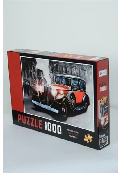 1000 Parça Puzzle Nostaljik Araba 48*68