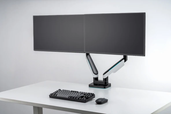 xDrive İkili Monitör Tutucu MNT-61/C024 - Monitör Standı - Monitör Aparatı - 5