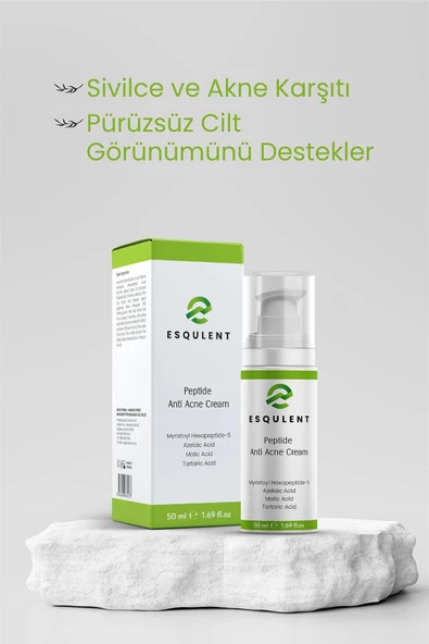 Esqulent Peptitli Akne Ve Sivilce Karşıtı Yüz Kremi - 2