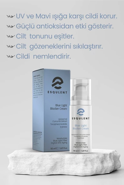 Esqulent Mavi Işık Korumalı, Nemlendirici Ve Ton Eşitleyici Krem 50 ml - 2