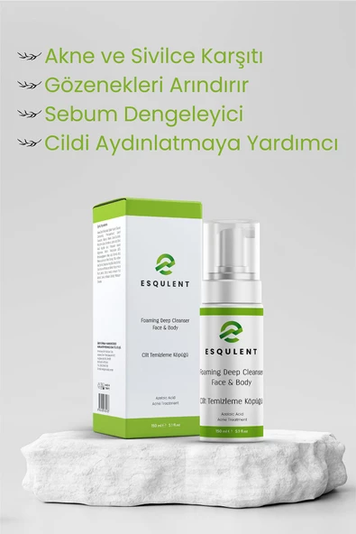Esqulent Yüz Ve Vücut Temizleme Köpüğü 150 ml - 3