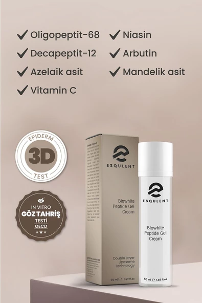 Esqulent Peptitli Lekelere Karşı Cilt Beyazlatıcı Yüz Krem Cilt Tonunu Eşitler Ve Parlaklaştırır - 2