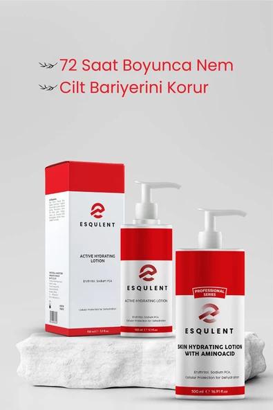 Esqulent 72 Saat Etkili Doğal Nemlendirme Losyonu Tüm Ciltlere Uygun Cildin Genç Görünmesini Sağlar - 2