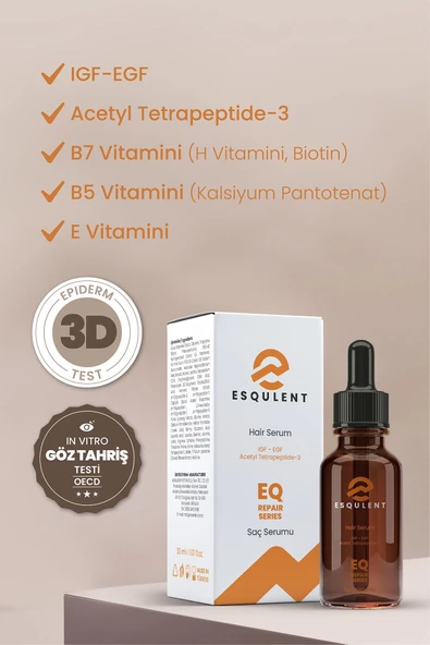 Esqulent Dökülme Karşıtı Saç Serumu 30 ml - 3