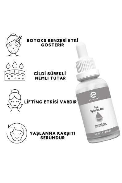 Botoks Etkili, Yoğun Nemlendirici Etkili Hyaluronik Asit Serum 30 ml - 3