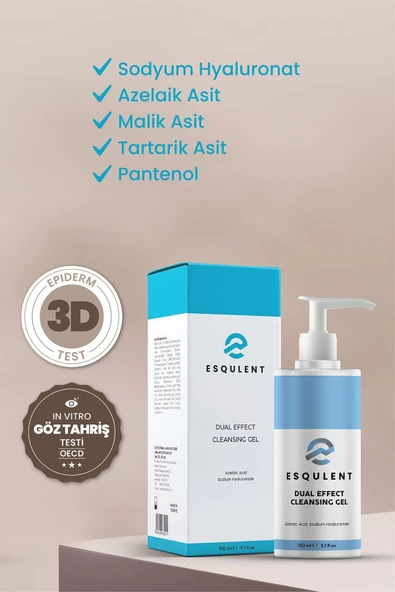 Esqulent Çift Etkili Temizleme Jeli 150 Ml - Dual Effect Cleansing Gel - 3