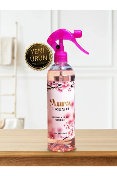 Aura Fresh Bermet Kimya Japon Kiraz Çiçeği Oda Spreyi | 400 Ml