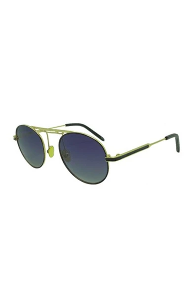 Polo Exchange    Poloexchange Mod.8039 C.02 Ekartman 50-21 Sarı Metal Kadın Güneş Gözlüğü - 3