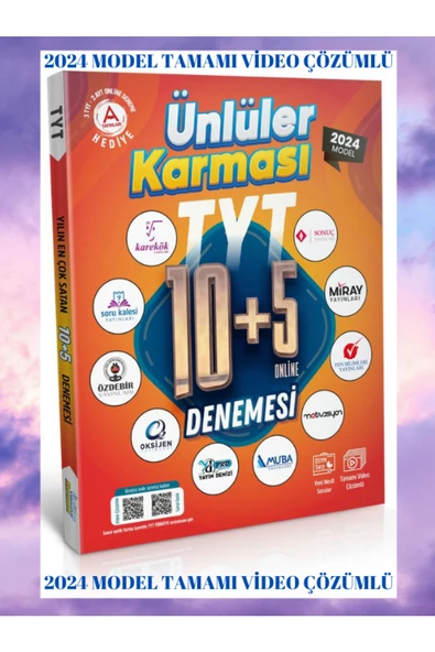 Ünlüler Karmas 2024 TYT 10 + 5 Deneme - 3