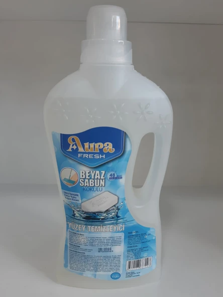 Aura Fresh Bermet Kimya Beyaz Sabun Yüzey Temizleyici | 1 Litre