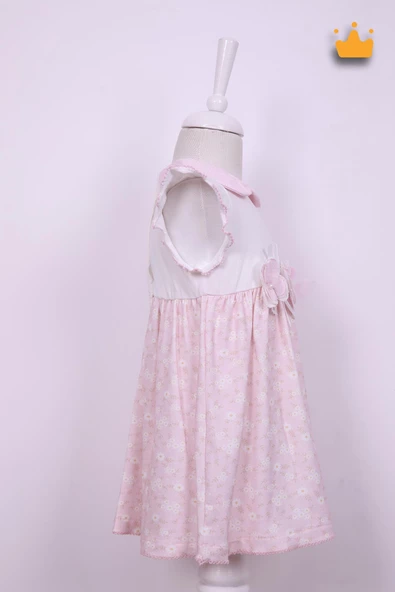 Babydola Kız Bebek Bayramlık Çiçekli Elbise 15223 - 6