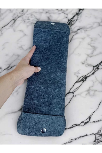 CimriKese Keçe Dikdörtgen Çıtçıtlı Organizer, Düzenleyici Kutu - 3