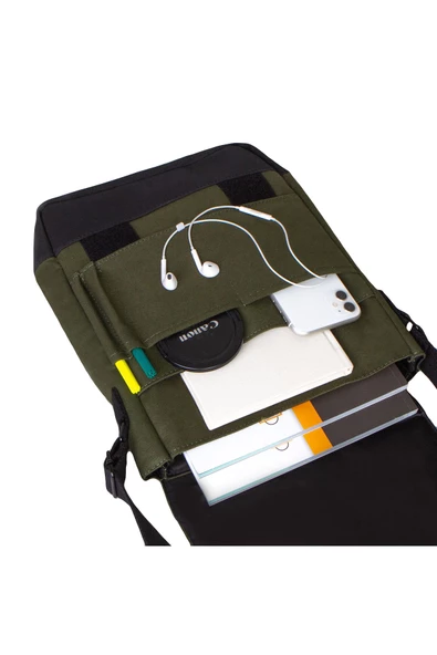 Tomris Hatun Günlük Kullanıma Uygun Kanvas Heybe Model Laptop Okul Çantası - 2