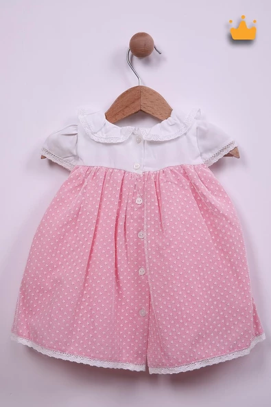Babydola Kız Bebek Bayramlık Dantelli Elbise 15077 - 6