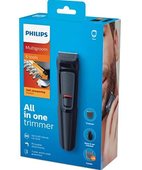 Philips Multigroom 3000 Serisi MG3710/15 6'sı 1 Arada Erkek Bakım Seti - 2