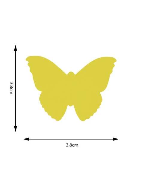 Kamei Şekilli Delgeç Kelebek 3.8 cm KM8815 - 5