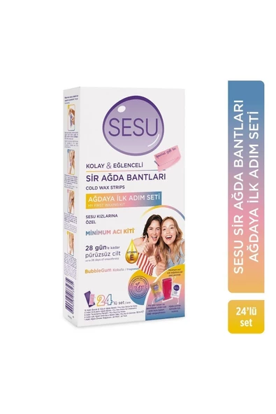 Sesu Sir Ağda Bantları Ağdaya İlk Adım Seti 24 lü