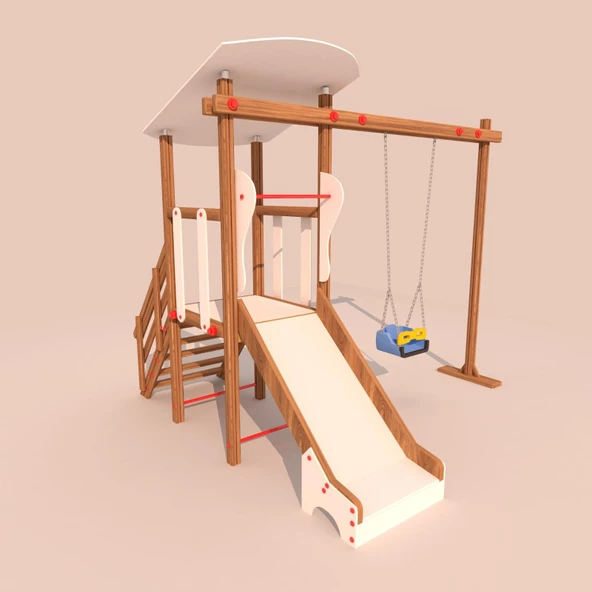 Ahşap Çocuk Oyun Grubu IC01 - 3