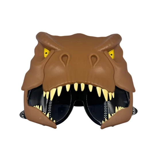 Parti Gözlük Lüx Dinozor kahverengi - Resim 2