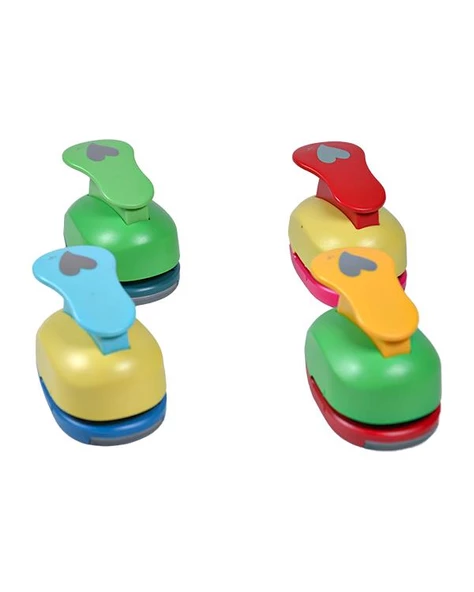 Kamei Şekilli Delgeç Kalp İnce 3.8 cm KM8815 - 3