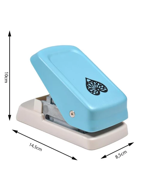 Kamei Çok Ayrıntılı Şekilli Delgeç Kalp 5 cm KM8920 - 3