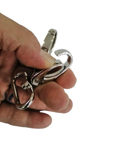 SRTfootcare Büyük Akrep Anahtarlık ve Çanta Kancası 3cm 2 Adet Deri El Aleti - Resim 2