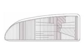 SAĞ FAR CAMI HYUNDAİ H100 1997-2008 - 2