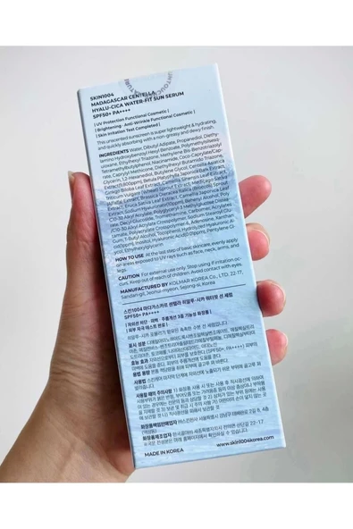 Skın1004-madagascar Centella Hyalu-cica Water-fit Sun Serum Spf 50 +pa++++ 50 Ml - Resim 6