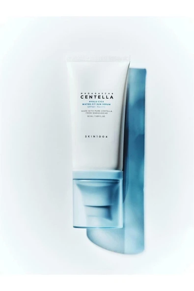 Skın1004-madagascar Centella Hyalu-cica Water-fit Sun Serum Spf 50 +pa++++ 50 Ml - Resim 2