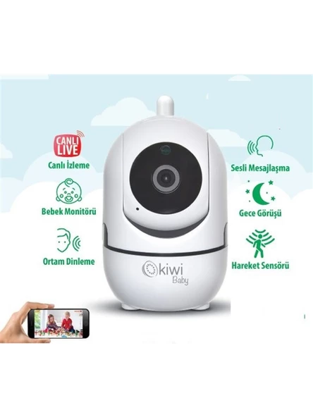 Kiwi Kbaby 99 Ip Bebek Kamera (Teşhir) - 2