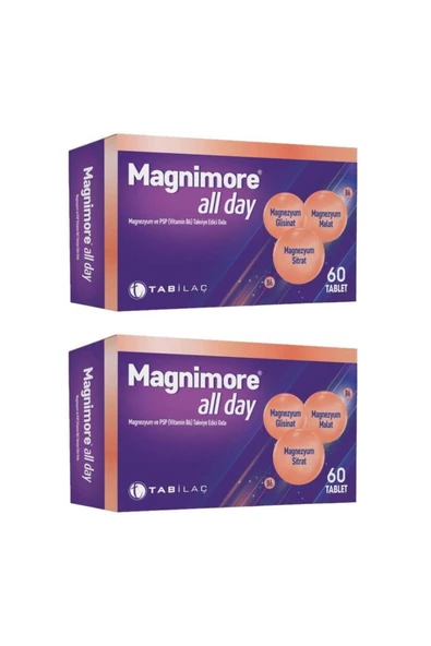 MAGNİMORE,All Day 60 Tablet X2