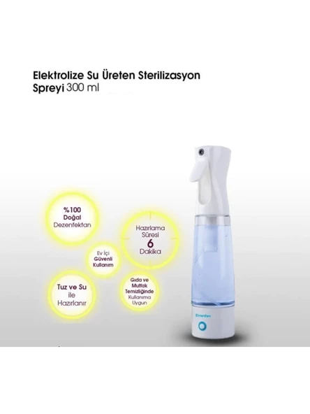 Heifer Elektrolize Su Üreten Sterilizasyon Spreyi Doğal Dezenfektan 300 ml (TEŞHİR) - 2