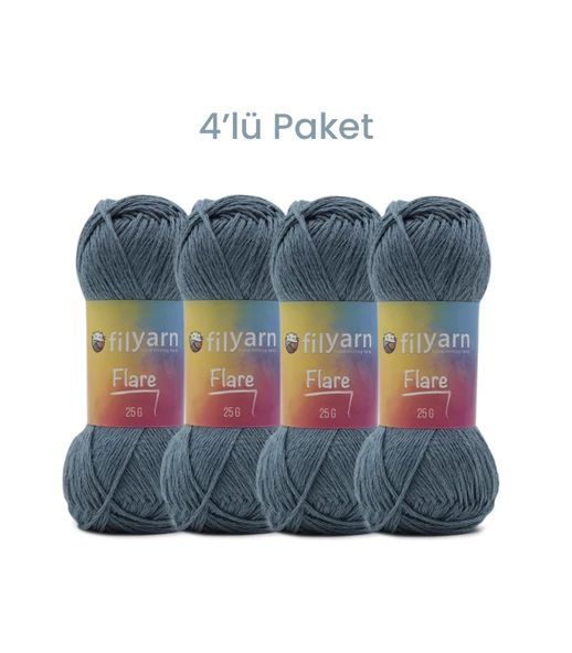 Flare Örgü İpi Seti, bebek ipi, amigurumi ipi, yazlık ip, oyuncak ipi, hırka ipi, sonbahar ip - 5