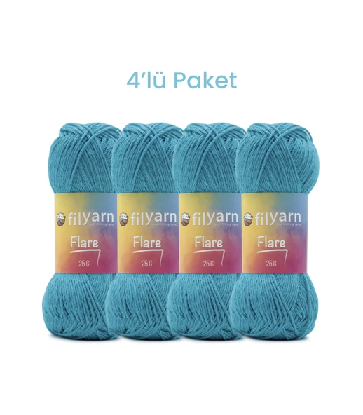 Flare Örgü İpi Seti, bebek ipi, amigurumi ipi, yazlık ip, oyuncak ipi, hırka ipi, sonbahar ip - 2