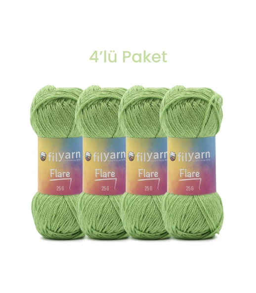 Flare Örgü İpi Seti, bebek ipi, amigurumi ipi, yazlık ip, oyuncak ipi, hırka ipi, sonbahar ip - 10