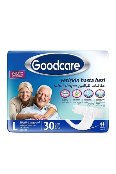 Goodcare Yetişkin Hasta Bezi Large 30 Adet