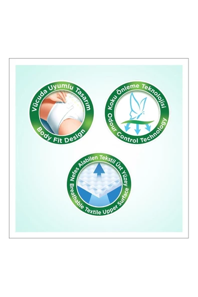 EVONY,Belbantlı Yetişkin Hasta Bezi M Beden 120 Adet - 3