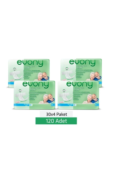 EVONY,Yetişkin Hasta Bezi Medıum 120 Adet - 2
