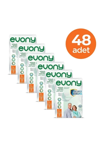 EVONY,Yetişkin Hasta Bezi Large 48 Adet - 3