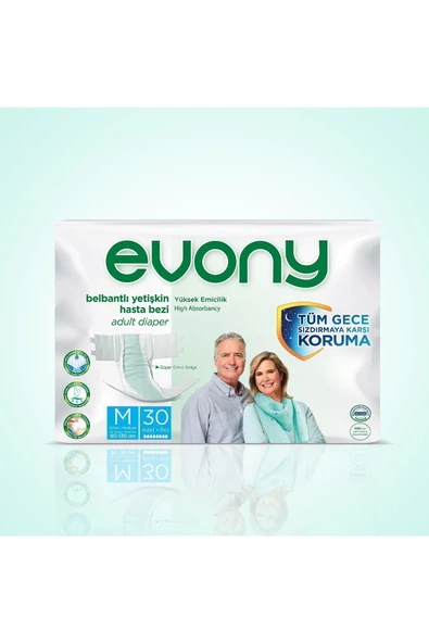 EVONY,Yetişkin Bezi Medium 30'lu