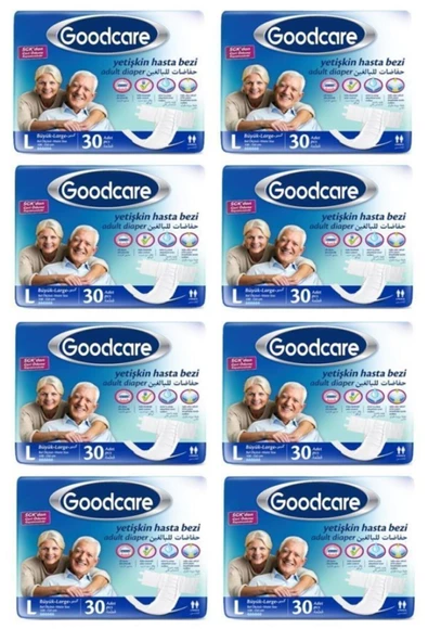 GOODCARE,-joly Belbantlı Hasta Bezi 240 Adet Büyük Large