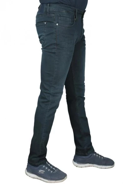 Cazador Parker Denim Erkek Kot Pantolon Slim Fit  0717 Mavi - 2