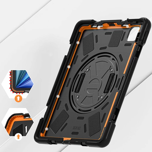 Apple iPad Pro 11 2022 M2  Defender Tablet Silikon - Resim 5