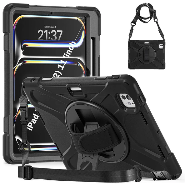 Apple iPad Pro 11 2024  Defender Tablet Silikon - Resim 3