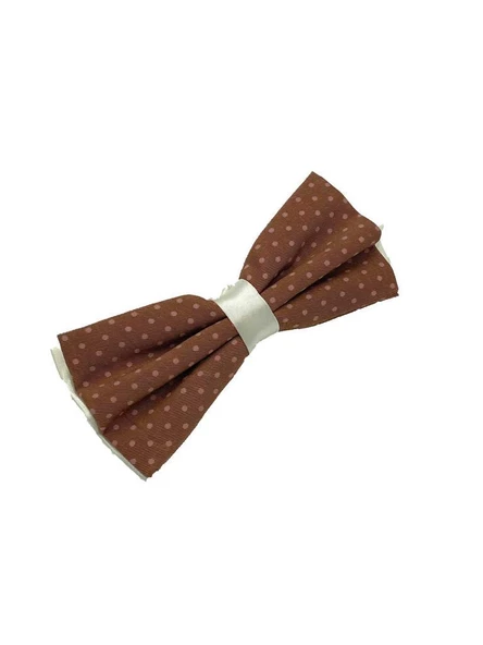 Brianze Kahverengi Noktalı Papyon - Resim 2