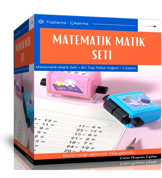 Çocuklar İçin Matematik Matik Seti