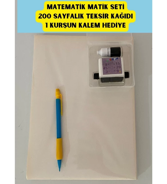 Çocuklar İçin Matematik Matik Seti - 5