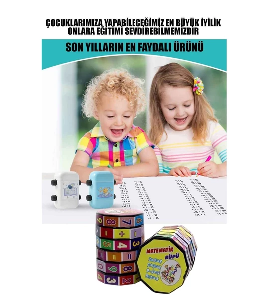 Çocuklara Matematik Sevdiren Eğitici Oyuncak Kiti - Resim 3