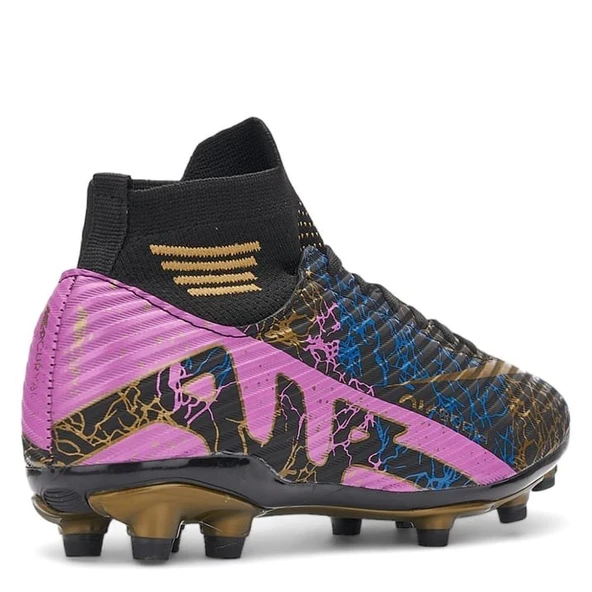 La Liga Erkek 565 Bilekli Çoraplı Krampon Siyah Altın Futbol 565 - 5